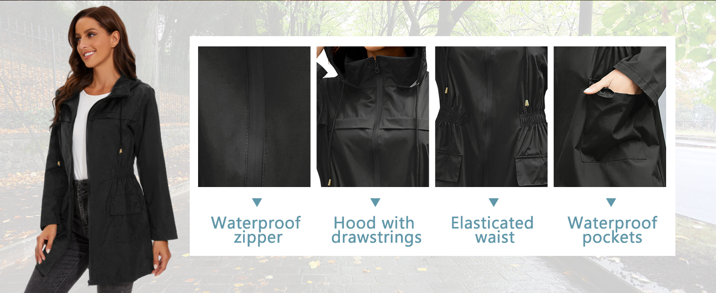 womens waterproof coat