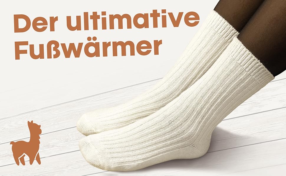 Alpaka-Socken, Alpaka-Damen, Alpaka-Herren, Alpaka-Wintersocken, Herrensocken, Wollsocken
