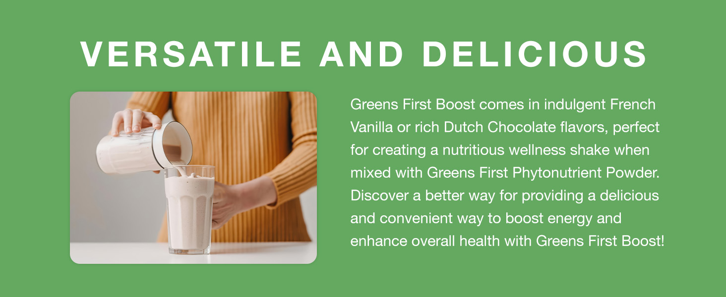 Greens First Boost - French Vanilla (Premium)