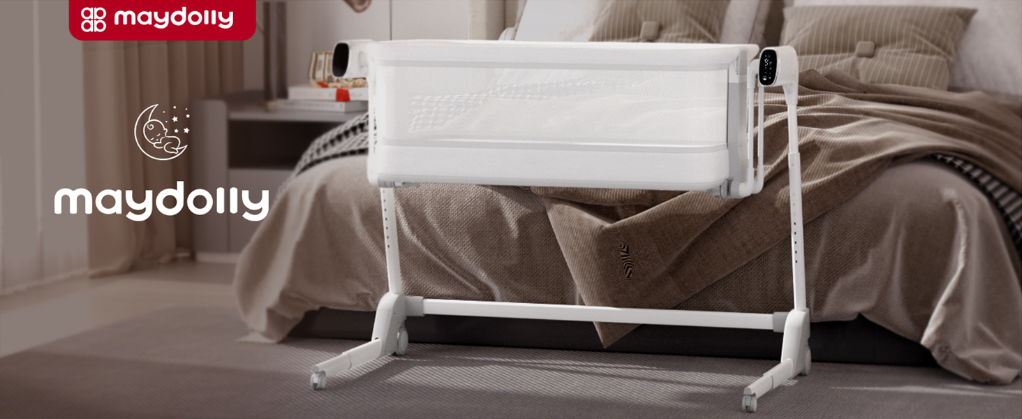 Maydolly Baby Smart Baby Crib, Automatic Cry