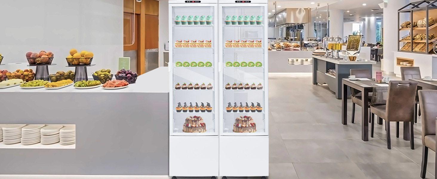 GARVEE Commercial Display Refrigerator - Interior Organization
