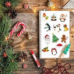 christmas stickers