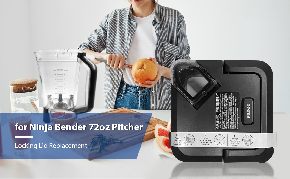 Replacement lid for Ninja Blender，Replacement Newer Square