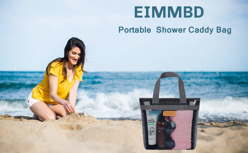 EIMMBD Shower Caddy Portable Hanging Shower Bag With Handle Large Capacity