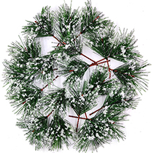 pine garland realistic