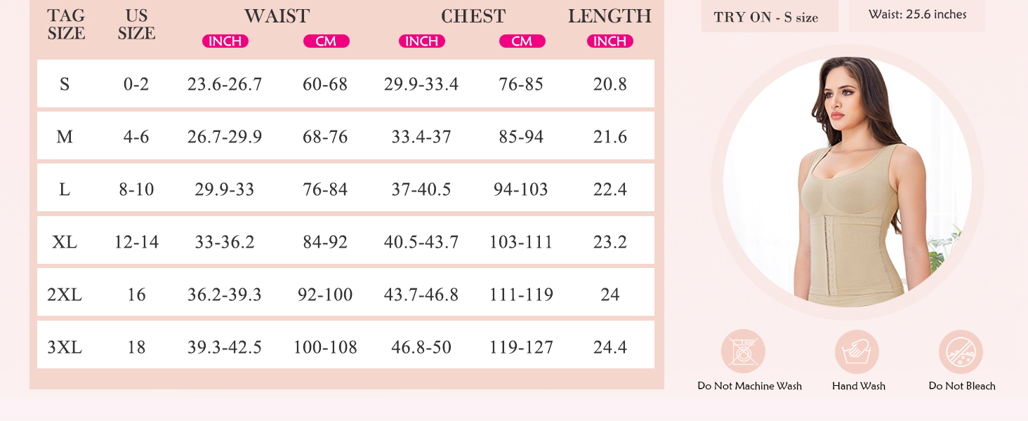 Nebility Compression Shapewear Tummy Control Camisole Tank Tops Waist