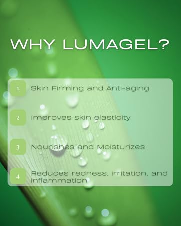 lumagel, skin firming, anti-aging, anti aging, elasticity, nourishes, moisturize, brightens, texture