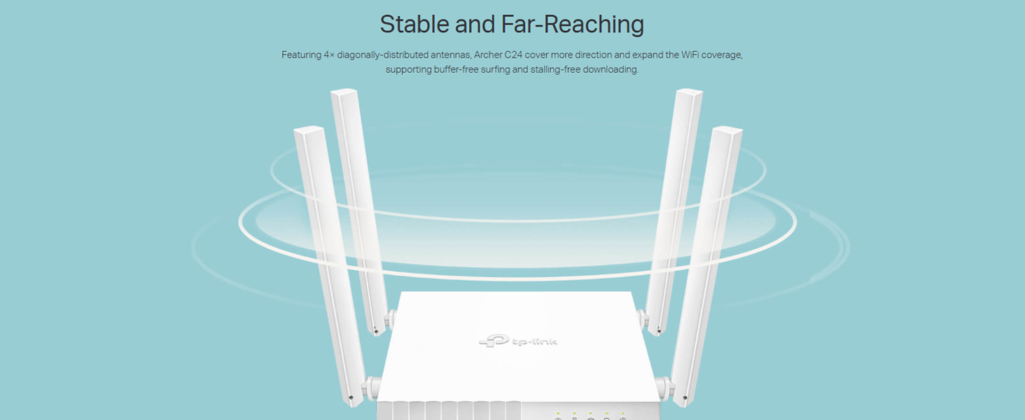 Archer C24 AC750 Dual-Band Wi-Fi Router