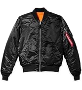 【MELLY PADDED BOMBER】 MA-1 BLACK MEN'S MA-1 BOMBER JACKET BLACK—HERITAGE | Alpha Industries