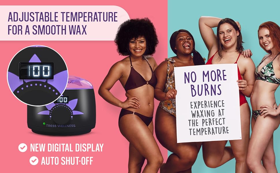 wax warmer, wax kit, wax warmers, professional, body, ready to use, strip free, size