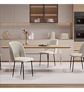 Hawthyhome Dining Room Chairs Set of 4 Kitchen Chairs Upholstered Chair Living Room Chair Seat Made of Corduroy