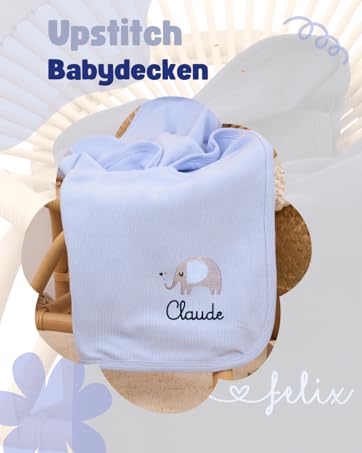 Couverture bébé personnalisée avec nom Cadeau Naissance Personnalisé avec Nom