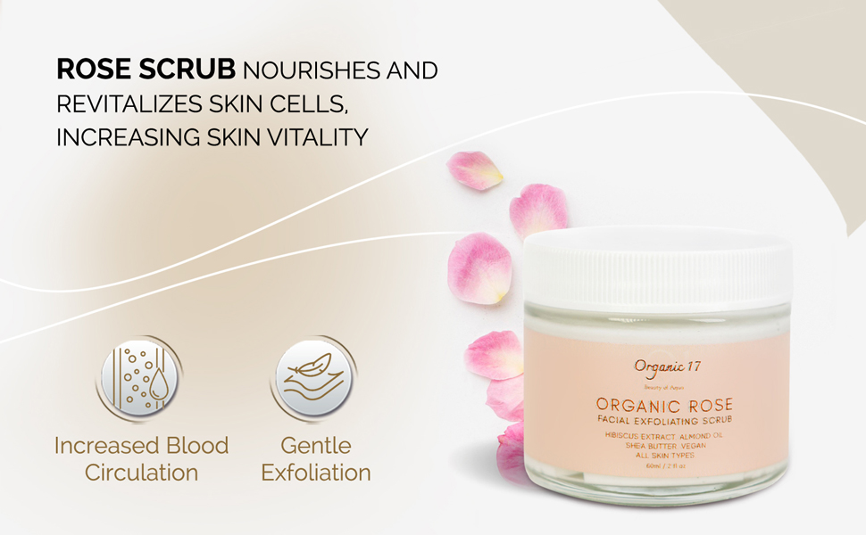 O1Organic17 Facial Exfoliation Scrub Bliss
