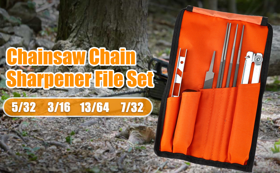 BENEGO Universal Chainsaw Field Sharpening Kit, Chainsaw