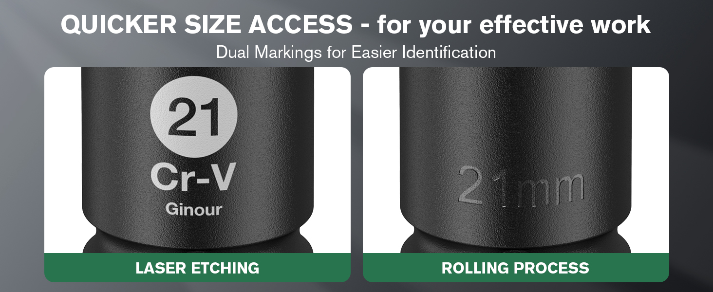 the size of the two black lenses on the left and the white label on the right.
