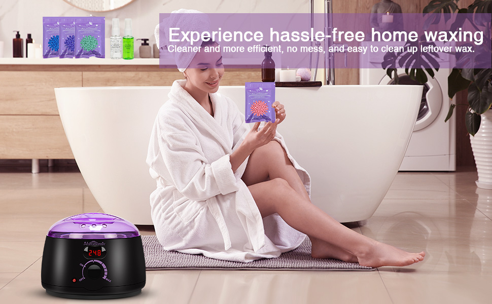waxing kit wax warmer hair removal machine hard brazilian melts lamp melt mug electric women cera