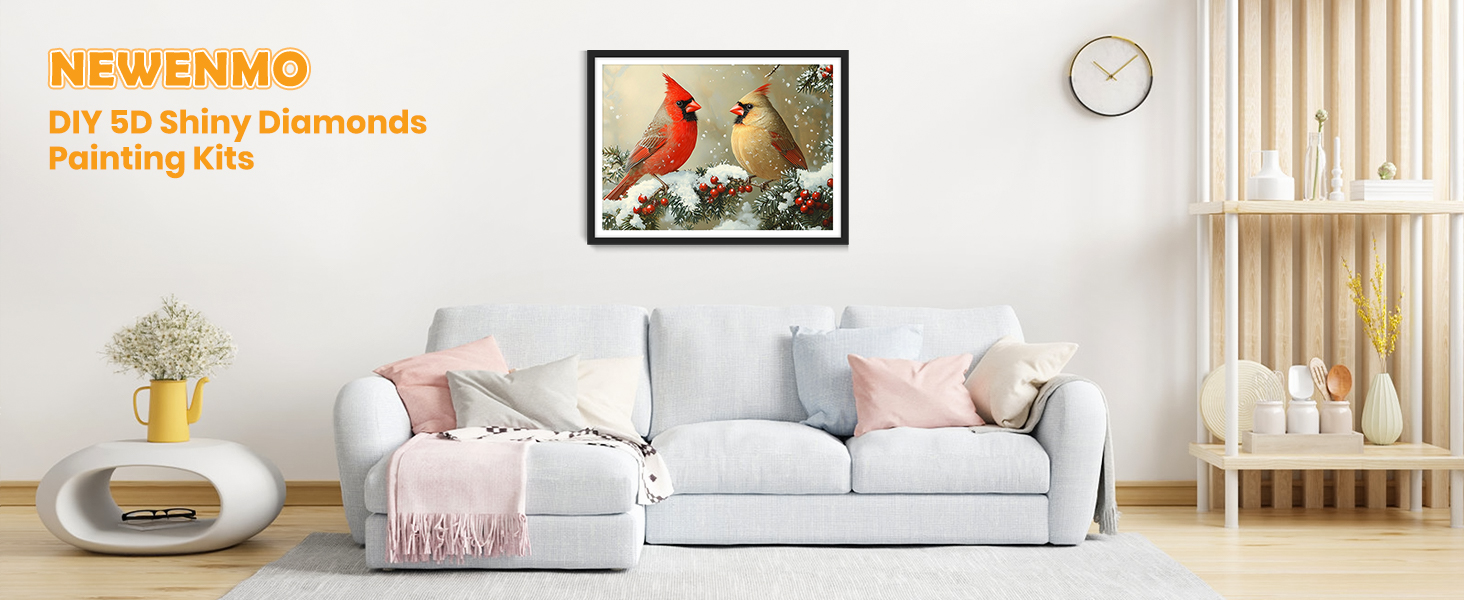 NEWENMO Diamonds Painting Kits for Adults Beginner DIY 5D