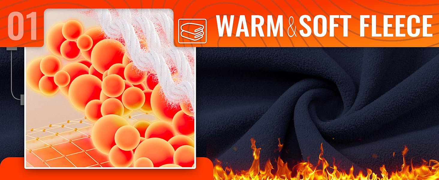 warm & soft fleece