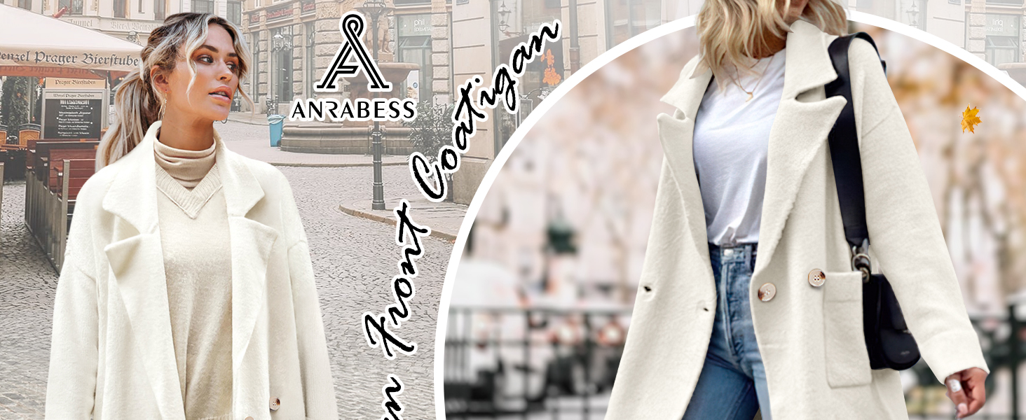 Women's Open Front Coatigan