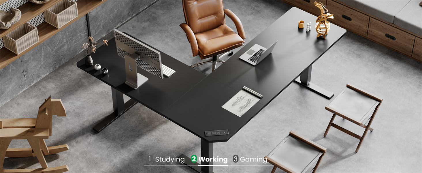 L Shaped Standing Desk