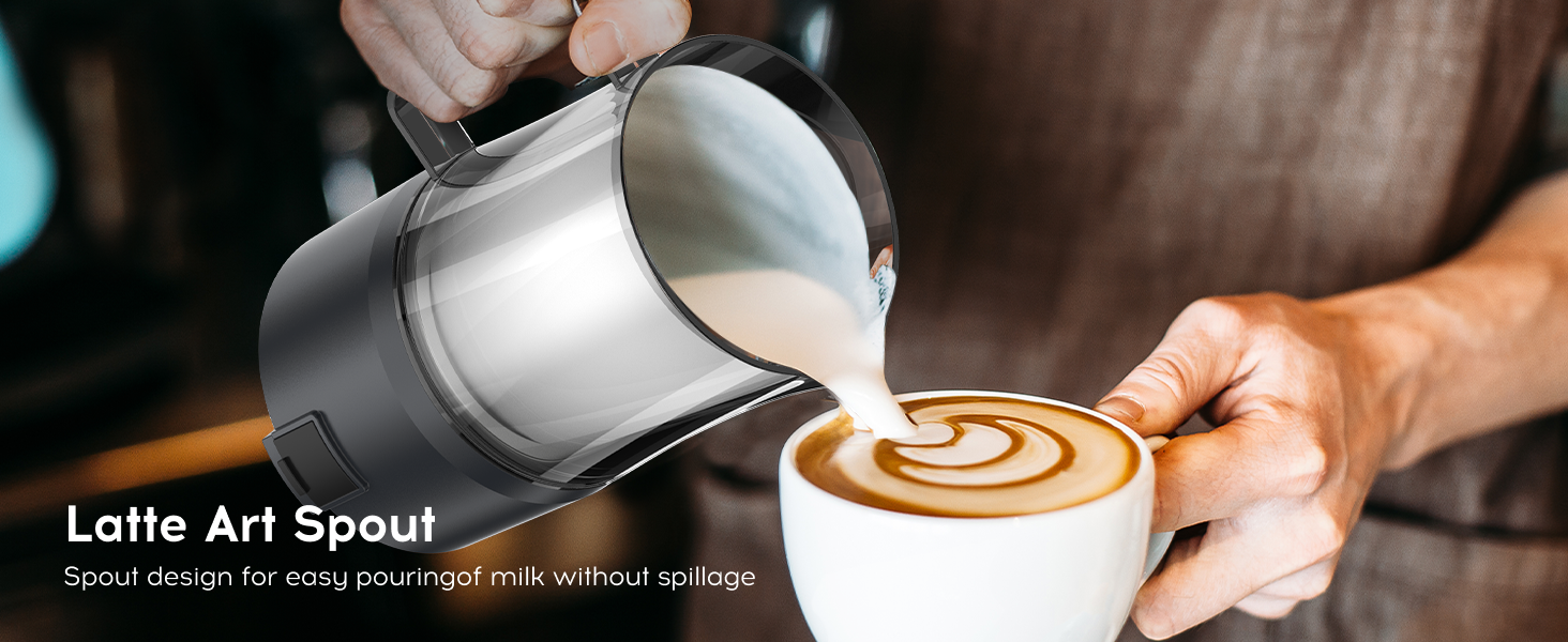milk frother pitcher