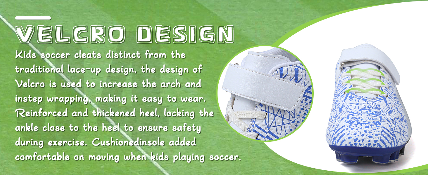 CBUSTER Kids Soccer Cleats Boys Football Cleats Girls