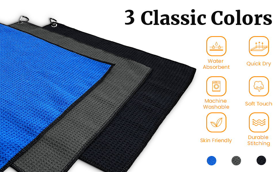 Microfiber Golf Towels Set