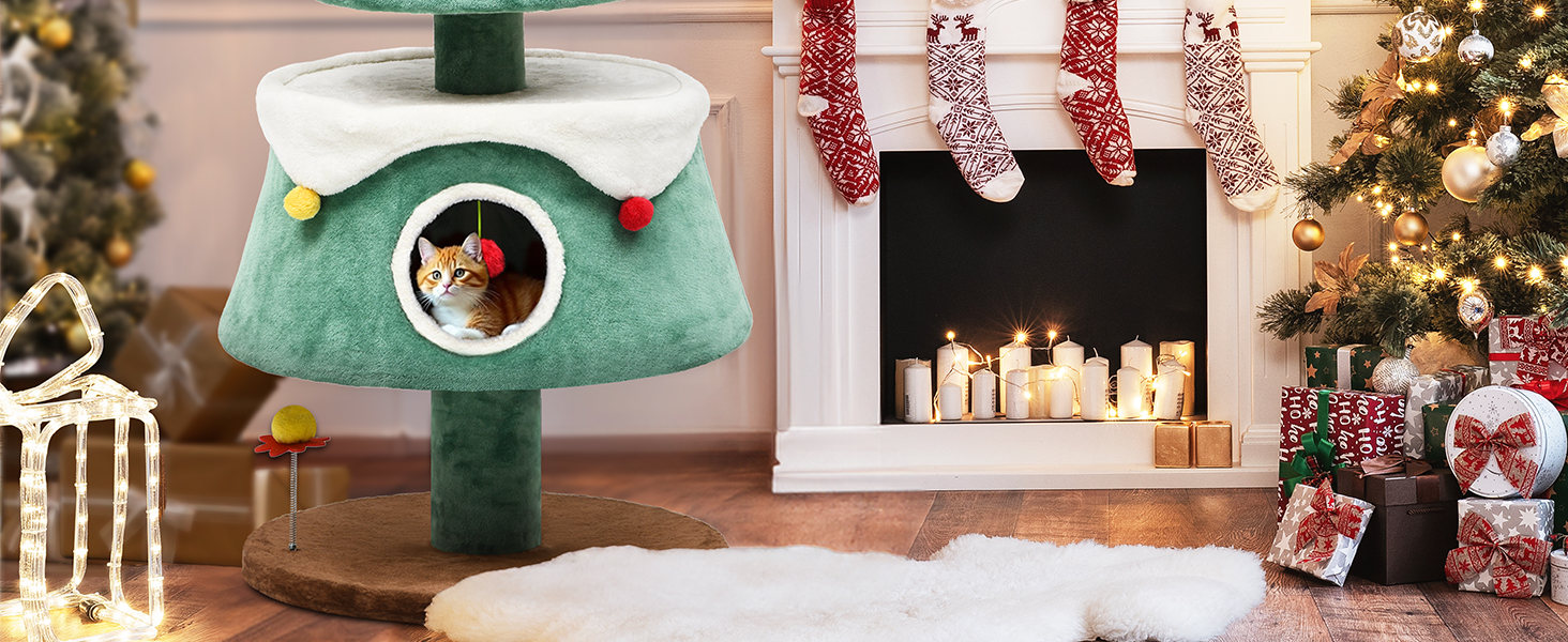Christmas Cat Tree