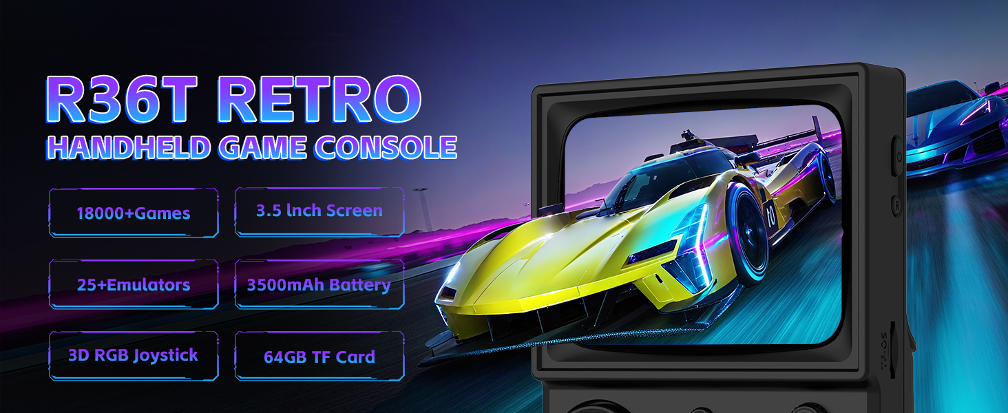 R36T Retro Game Console
