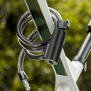 Amazon | ROCKBROS 自転車 鍵 ロック ワイヤーロック 頑丈 盗難