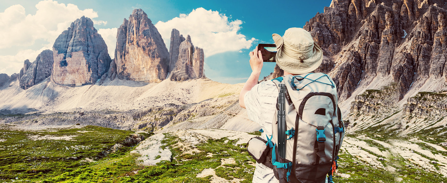 UBeesize 67'' Phone Tripod Stand & Selfie Stick Tripod, All in One