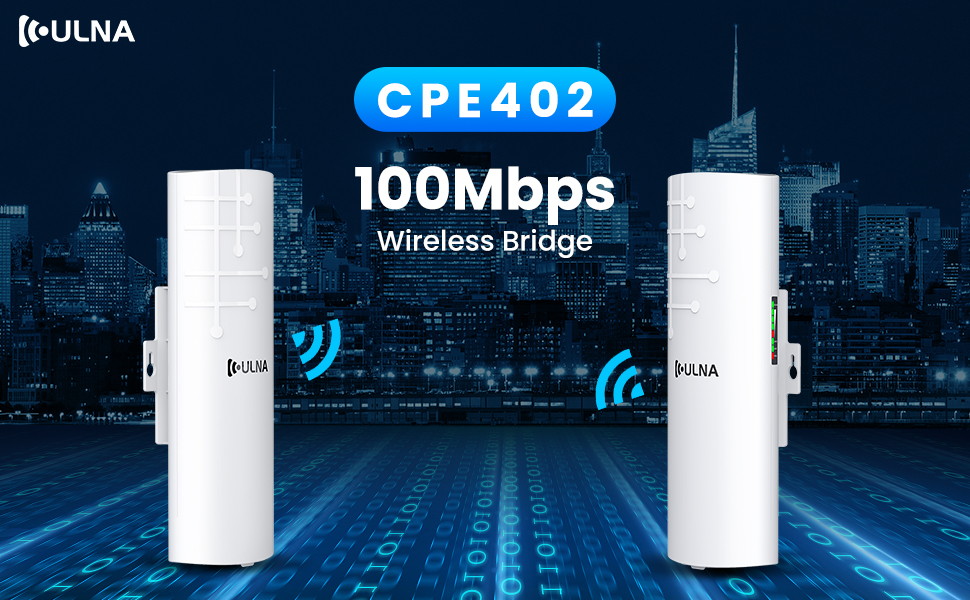 Point to Point Wireless Bridge Outdoor, ULNA 5.8G Long