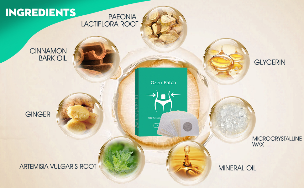 Rejuvacare Ozem Patches for Body 100% Natural Ingredients