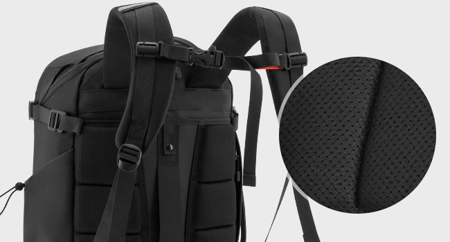 soft back pannel backpack
