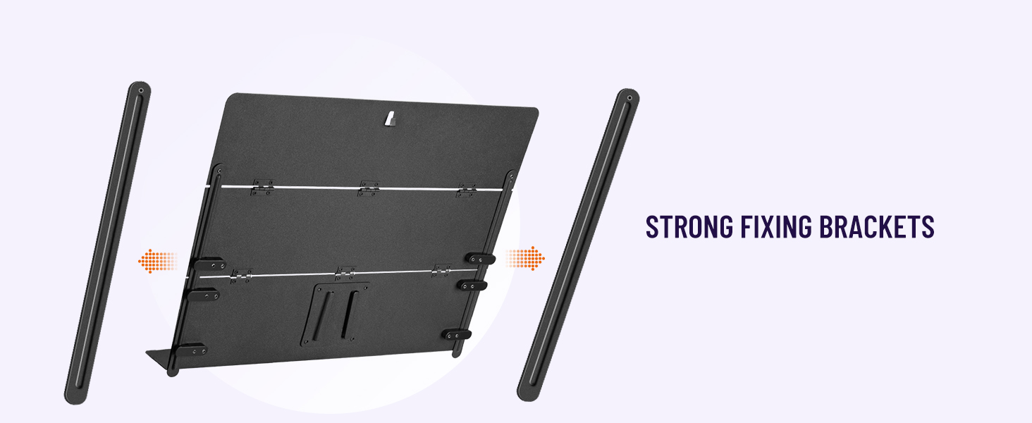 CAHAYA Sheet Music Stand Matte Black Material Not Easy to Be Scratched