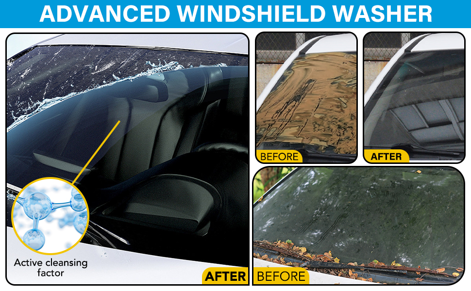 Valleylux 100 Pcs Car windshield washer fluid Concentrated