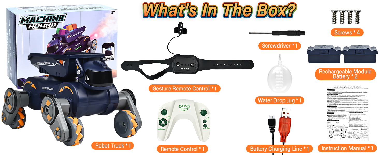 Robot Toys for Kids, RC Car Robots Dog Toys for Boys Girls, Remote Control Stunt Car Toy