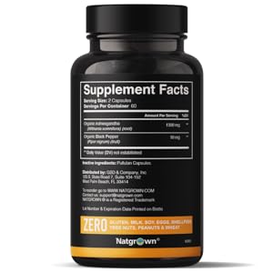 Ashwagandha Supplement Facts