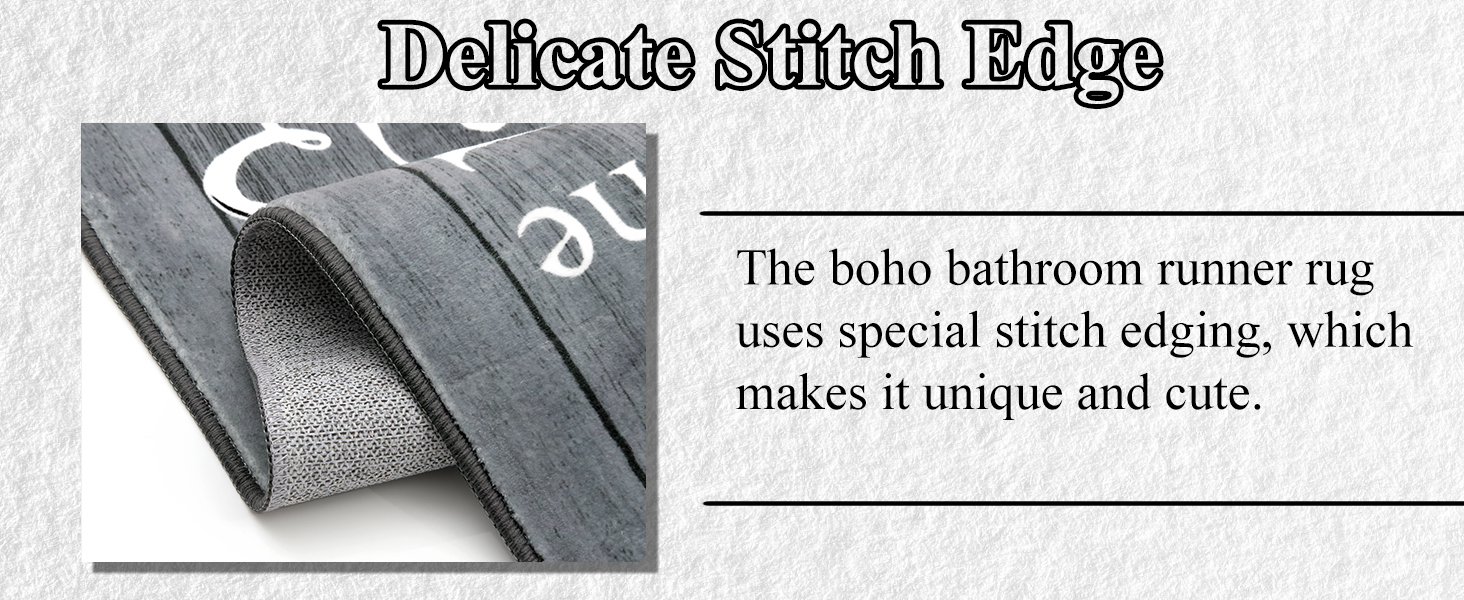 Vaukki Boho Kitchen Rug Sets 3 Pieces, Washable Kitchen