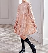 Vestido de Manga Larga con Lentejuelas