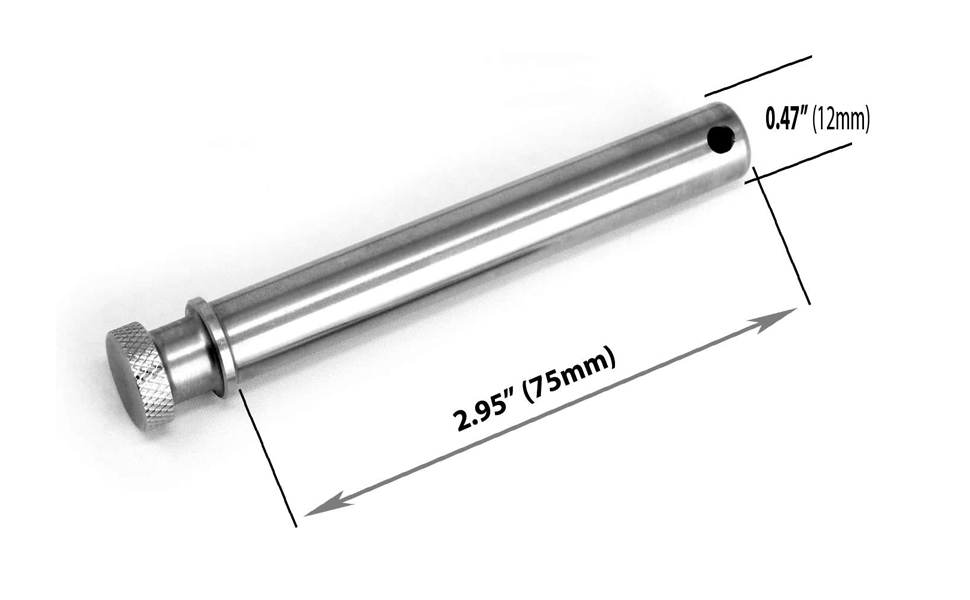 LFPartS 1/2 Inches Diameter Stainless Steel Trailer Hitch