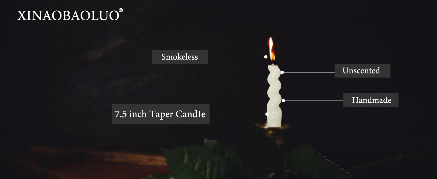 7.5 inch taper candles