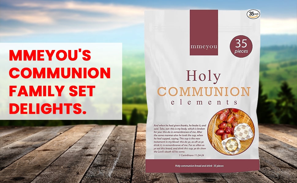 Packaged Holy Communion Cracker Prefilled Communion Wine Mmeyou Communion Crackers with Red