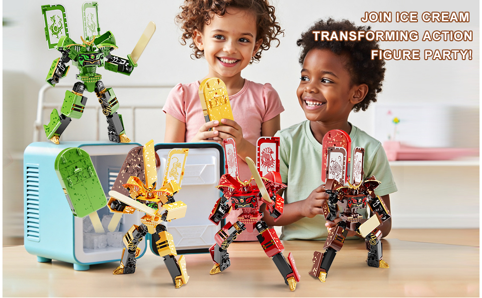 Jouet Robot transformant glace