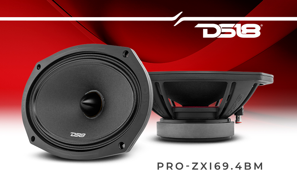DS18 Car Audio Speakers 2X 6.5” and 2X 6.9” Pro Audio