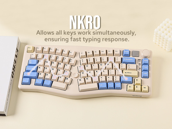 MechLands LEOBOG A75 75% Alice Keyboard, Wireless Gaming