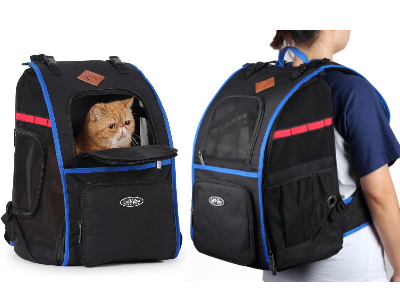 Lollimeow Cat Backpack Pet Carrier for Cats and Puppies