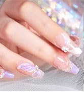 Shining She UV Nagellack Pearl Effect,5 Farben Meerjungfrau Pearl Rosa Weiß Grün Gel Nagellack Se...