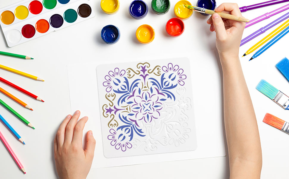 mandala stencils