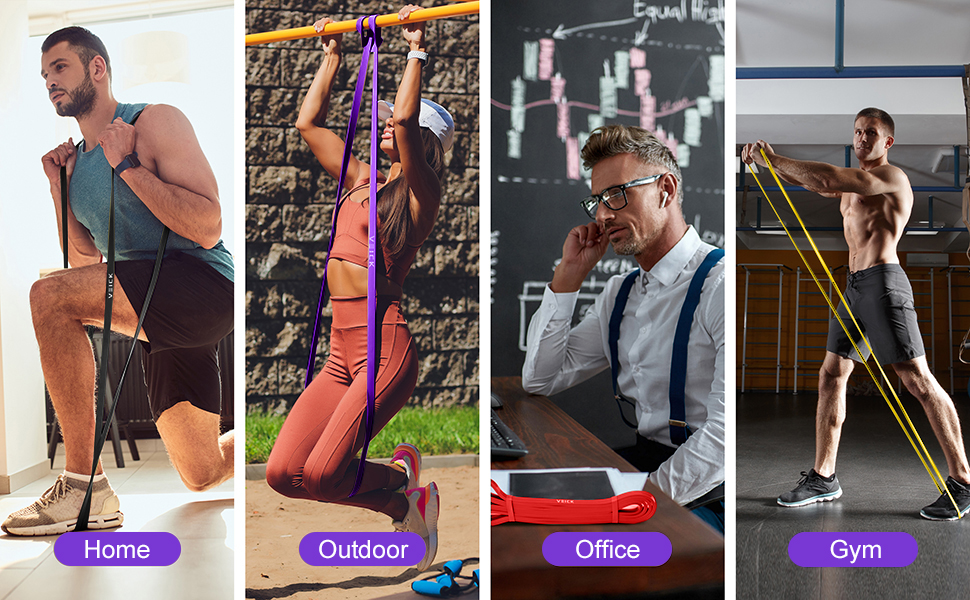 VEICK Resistance Bands for Working Out, Exercise Bands, Workout Bands